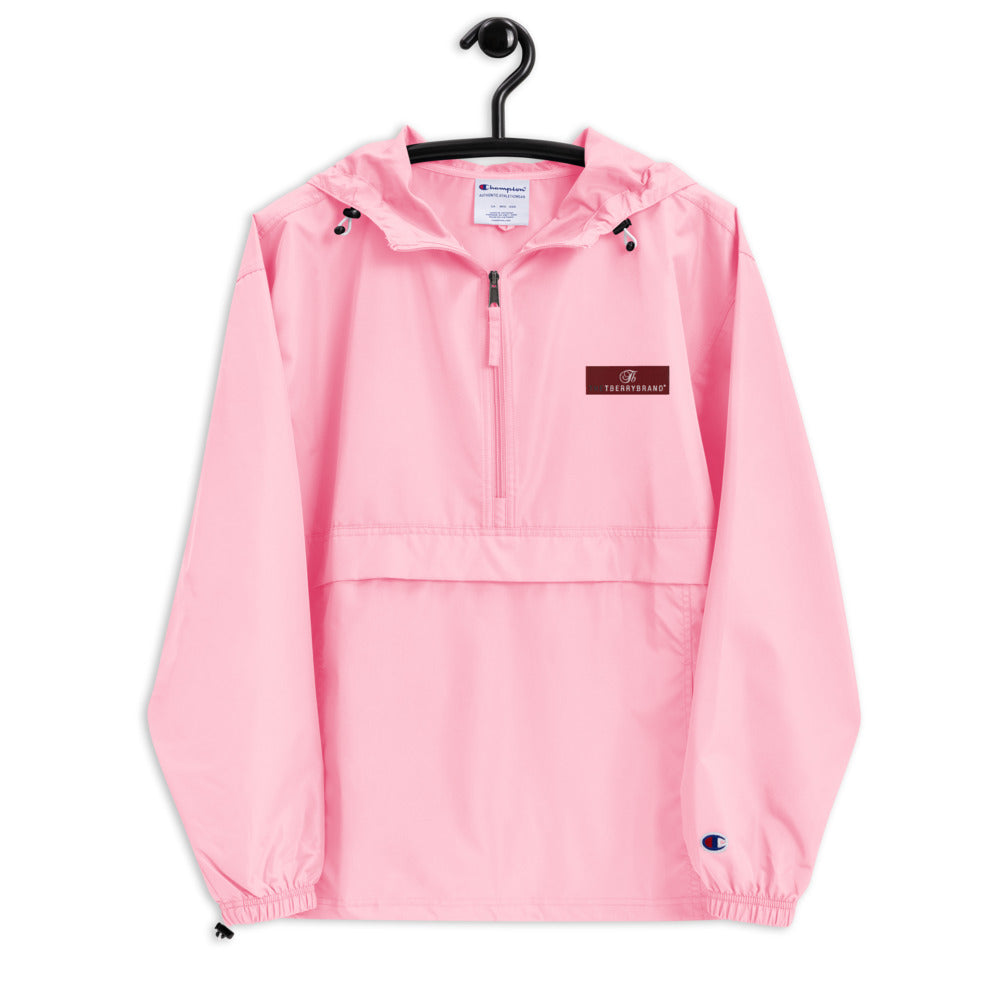 The TberryBrand Embroidered Champion Packable Jacket