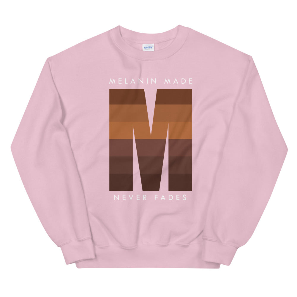 Melanin Made Unisex Sweatshirt (No Boarder)