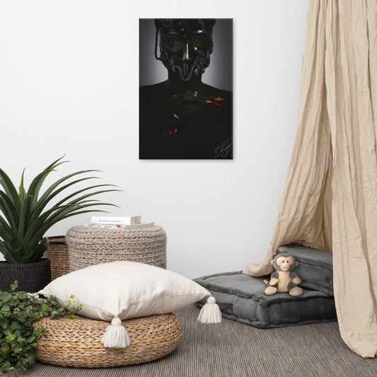 Gas Mask Wall Canvas (Large)