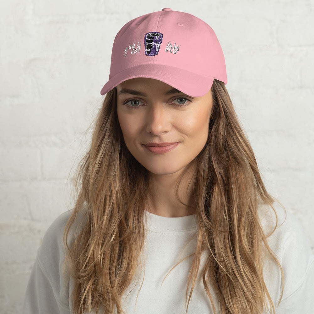 Lit AF Dad hat