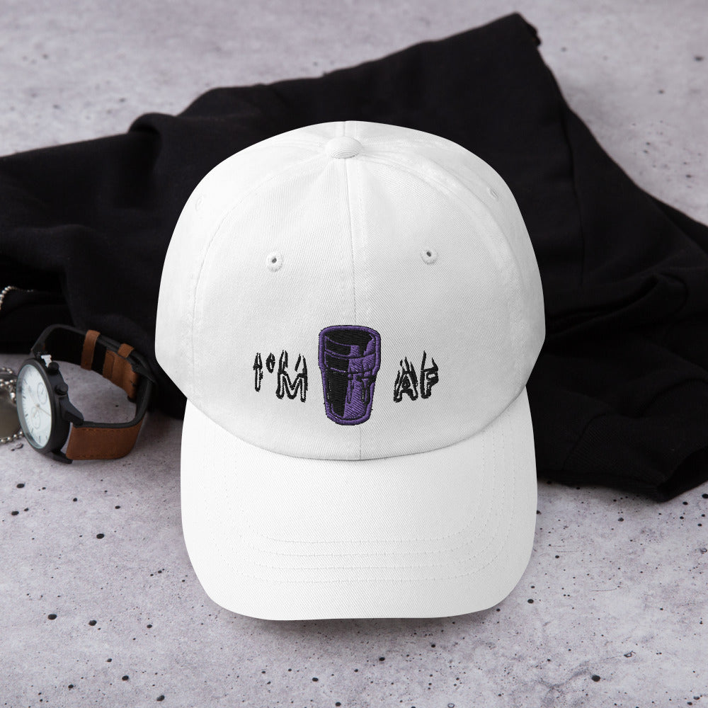 Lit AF Dad hat