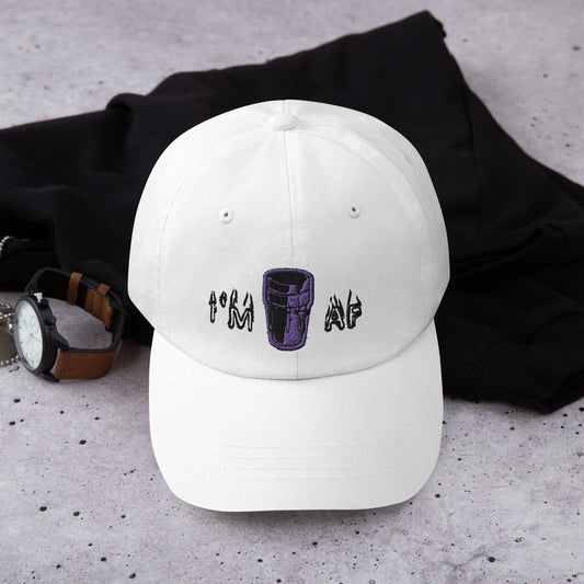 Lit AF Dad hat