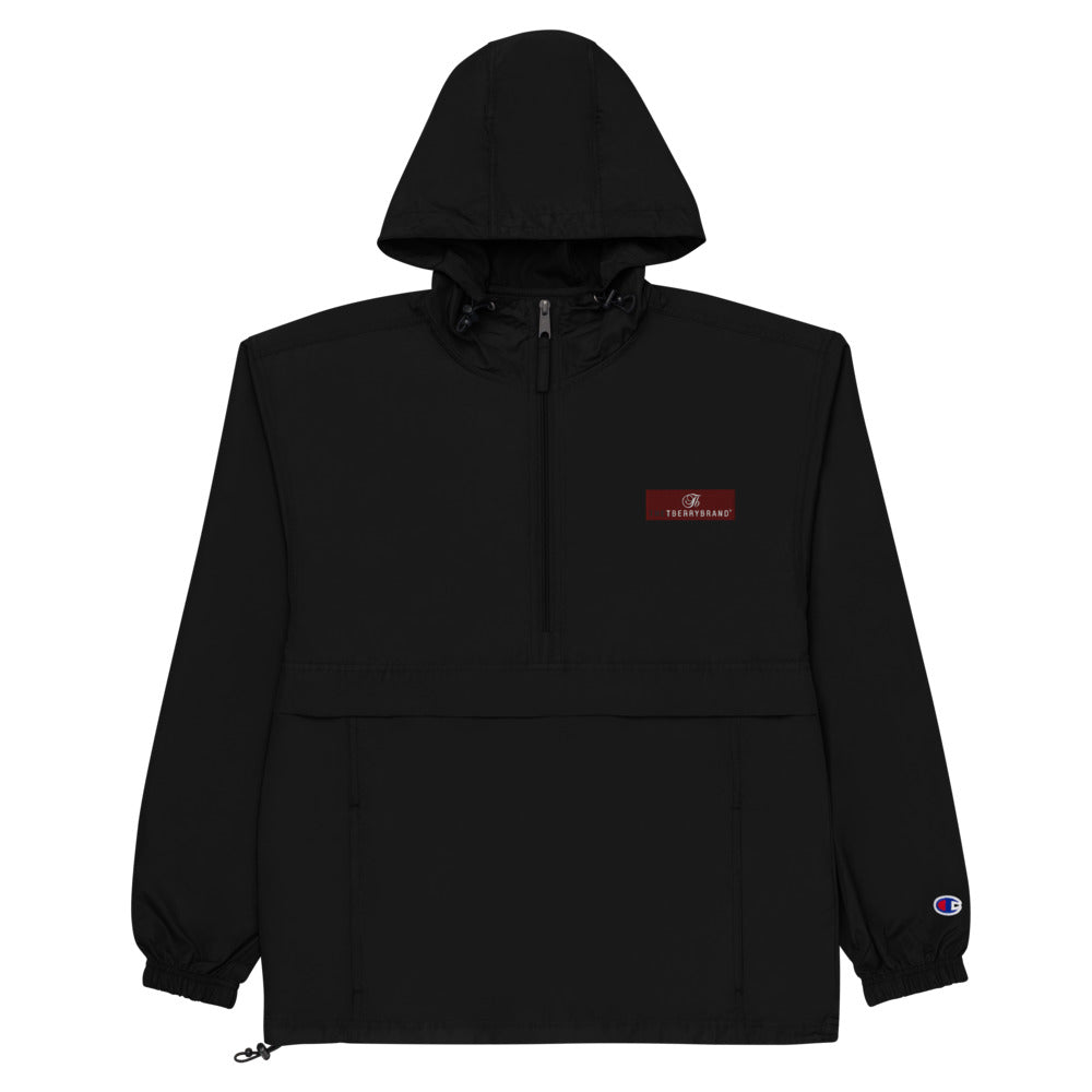 The TberryBrand Embroidered Champion Packable Jacket