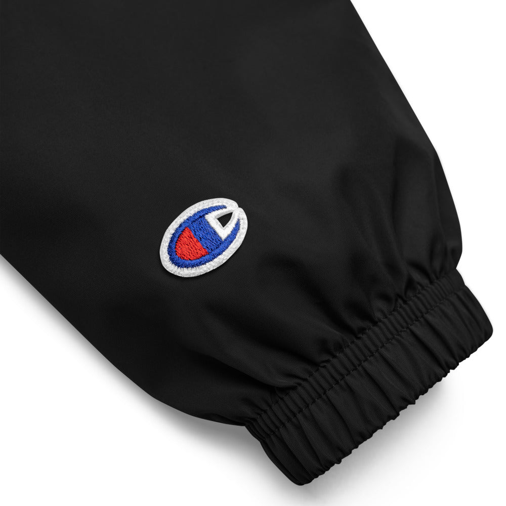 The TberryBrand Embroidered Champion Packable Jacket