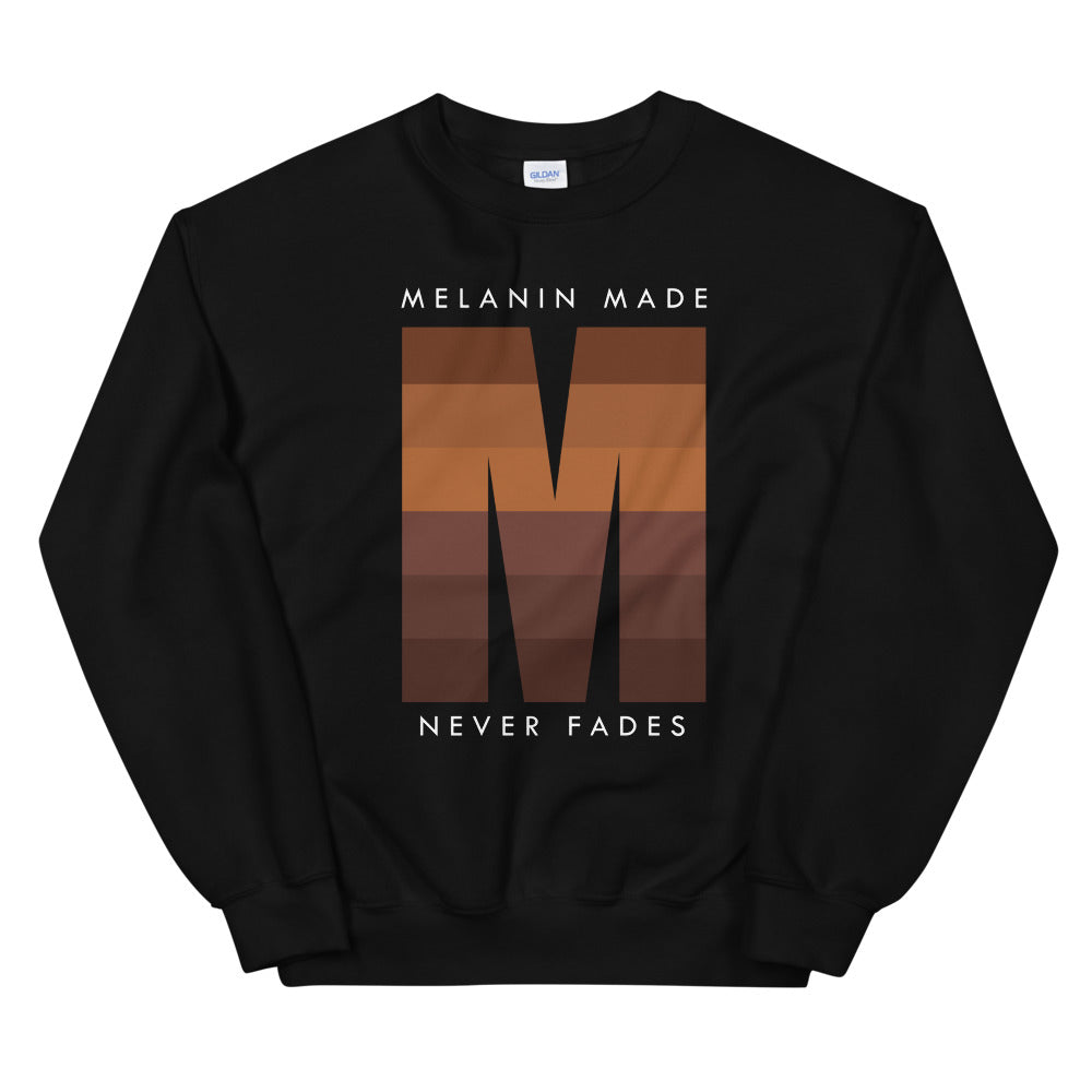 Melanin Made Unisex Sweatshirt (No Boarder)
