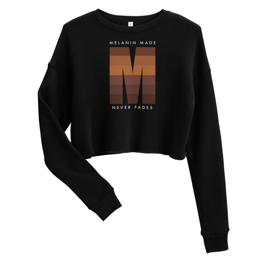 Women's Melanin Made Crop Sweatshirt